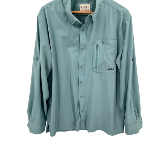 Gillz Fishing Shirt Mens Size XL Outdoor Natural Normcore Relaxed Sporty Utility - Picture 7 of 9